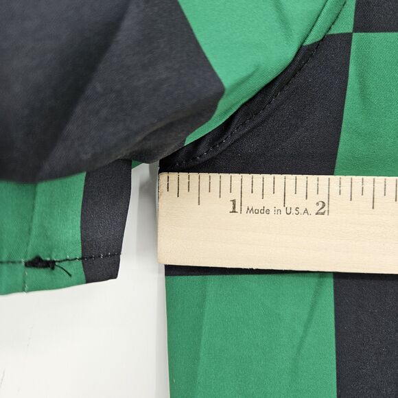 Steady Hands Shirt Mens XL Checkered Short Sleeve Button Up Anime Graphic Casual - Picture 7 of 10